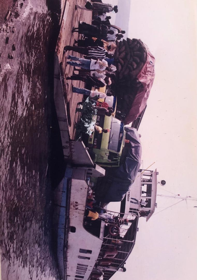 AaFaNet Executives meeting with cross-border traders at Ghana and Burkina Faso boarder. 2015.